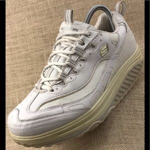 Skechers Shape Ups TONING Sneakers White Size 9